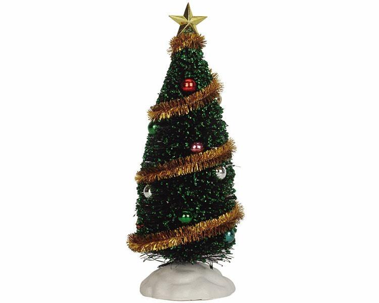 SPARKLING GREEN CHRISTMAS TREE, LARGE