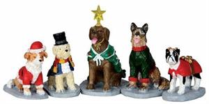 COSTUMED CANINES, SET OF 5
