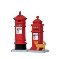 VICTORIAN MAILBOXES, SET OF 2