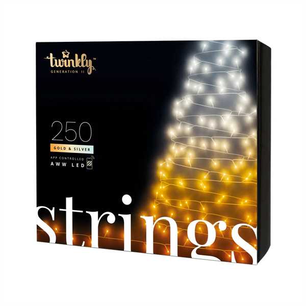 LUCI TWINKLY 250LED L.CALDA/FREDDA 2.5MT APP CONTROL
