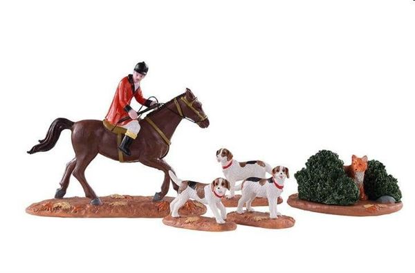 FOX HUNT, SET OF 5