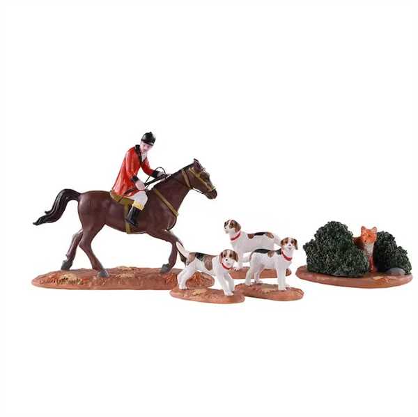 FOX HUNT, SET OF 5