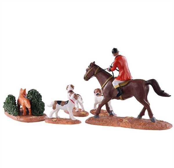 FOX HUNT, SET OF 5-en