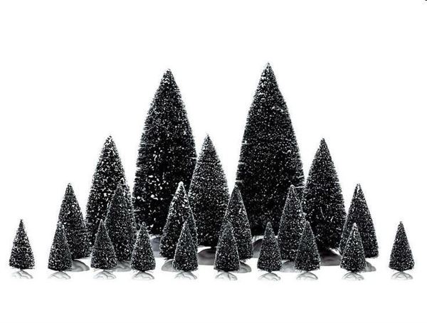 ASSORTED PINE TREES, SET OF 21-en