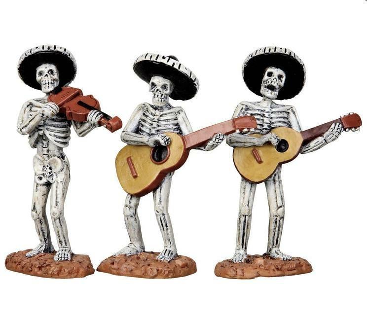 SKELETON MARIACHI BAND, SET OF 3