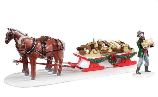 FIREWOOD DELIVERY, SET OF 2