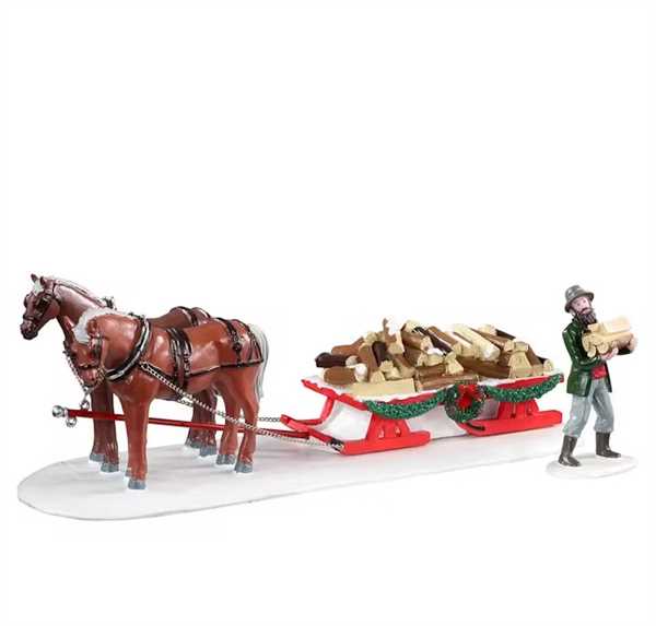 FIREWOOD DELIVERY, SET OF 2