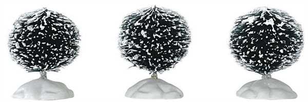 ROUND BRISTLE TREE, SET OF 3, MINI