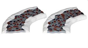 STONE ROAD - CURVED, SET OF 2