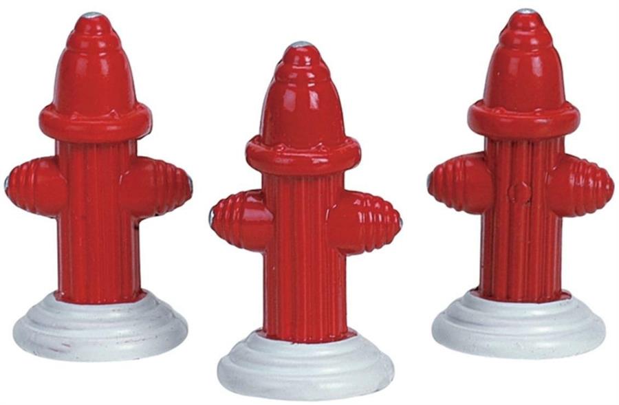 METAL FIRE HYDRANT,SET OF 3