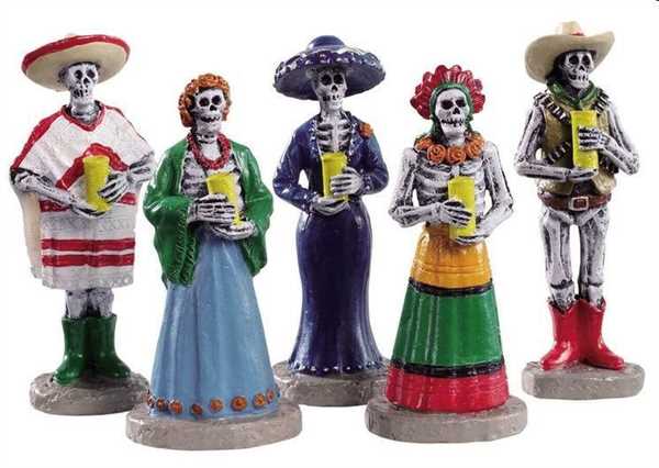 DIA DE LOS MUERTOS VIGIL, SET OF 5