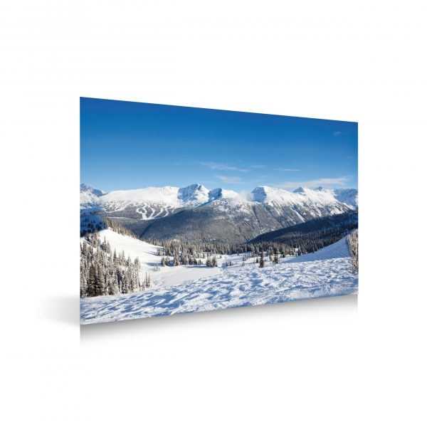 SFONDO WHISTLER PAESAGGIO MONTAGNA INNEVATO 78X58CM