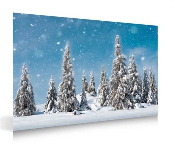 SFONDO ALBERI DI PINO NEVE 78X58CM-en