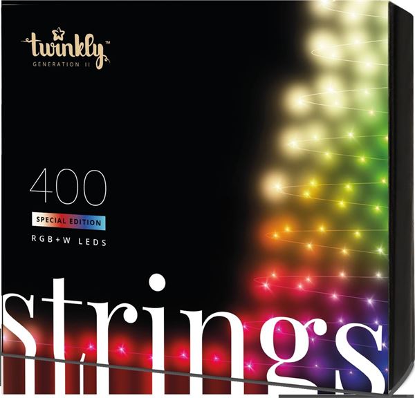 LUCI TWINKLY 400LED MULTICOLOR+BIANCO 2.5MT APP CONTROL