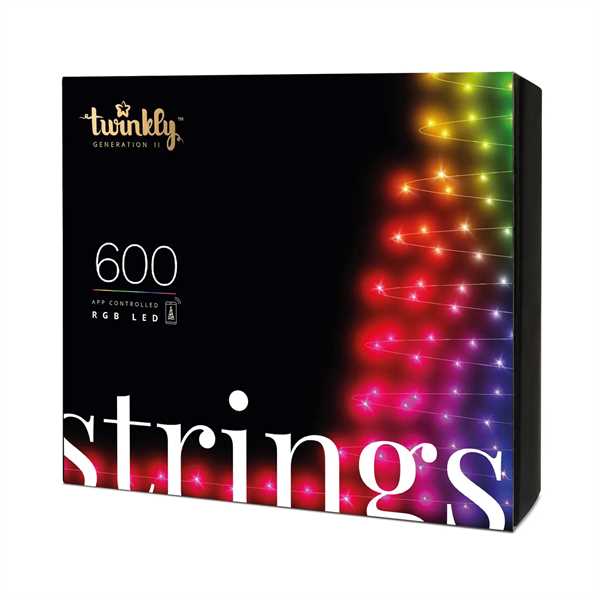 LUCI TWINKLY 600LED MULTICOLOR 2.5MT APP CONTROL