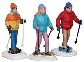 SNOWSHOE WALKERS, SET OF 3
