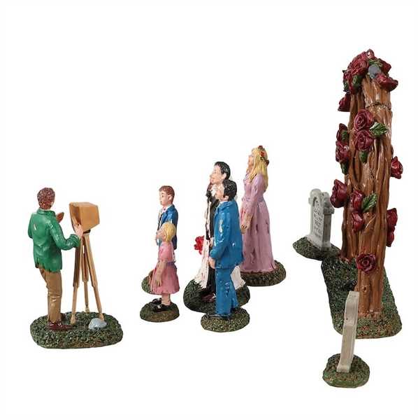 ZOMBIE WEDDING PARTY, SET OF 9-en