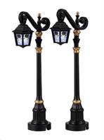 SKELETON DECO LAMP, SET OF 2