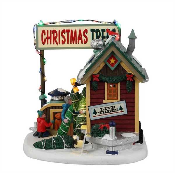 TINY HOUSE TREE LOT, B/O (4.5V)-en