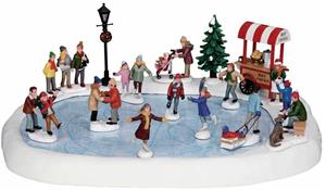 VILLAGE SKATING POND WITH SOUND