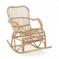 POLTRONA DONDOLO CASIMIRA NATURALE 66ax82bx88hx48.5h1x67h2