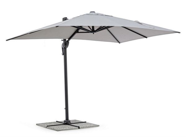 OMBRELLONE BRACCIO LATERALE MT.2X3 INES GRIGIO NO MATTONELLE