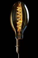 LAMPADINA EDISON LED H27 GOCCIA/SPIR. AMBRA