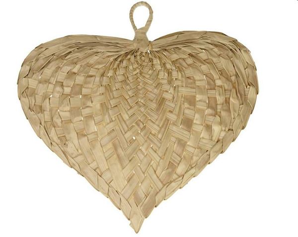 VENTAGLIO FORMA DI CUORE 78X65CM