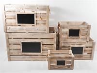 CONTENITORE DI LEGNO CMM.100X52XH70