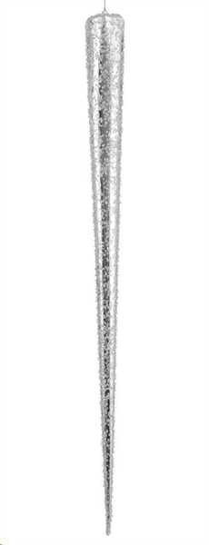 GHIACCIOLO ARGENTO E BIANCO- L60XW12XH12CM