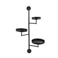 PERRY WALLRACK BLACK - L30XW23XH80CM KIT