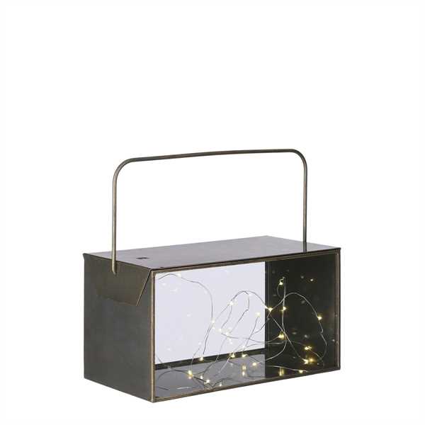 ASTON LANTERNA ORO 30LED A BATTERIA - L31,5XW16XH19,5C