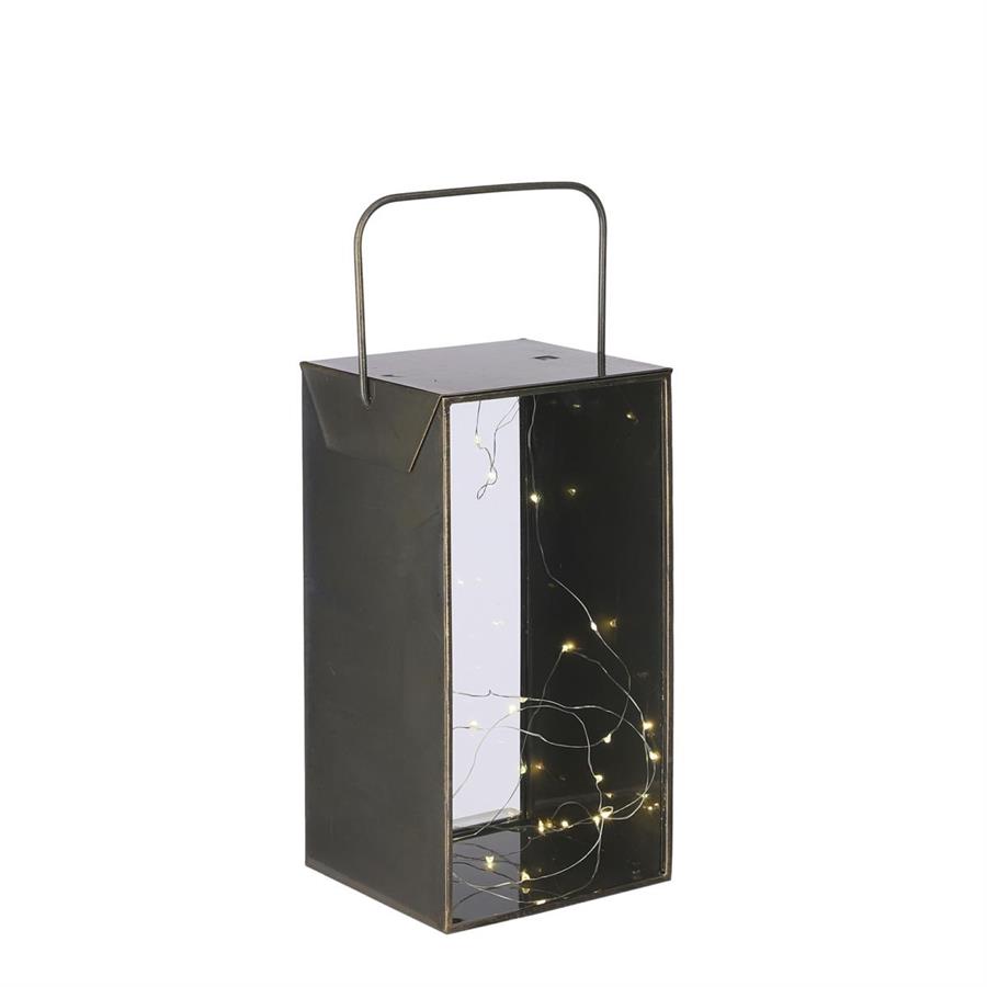 ASTON LANTERNA ORO 30LED A BATTERIA - L18,5XW16XH35CM