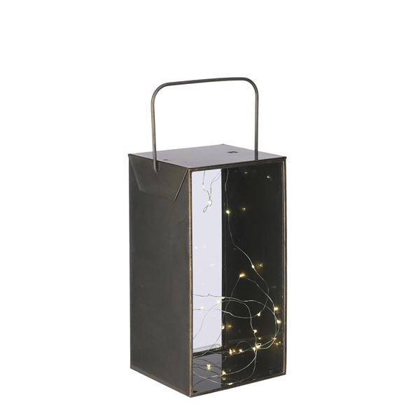 ASTON LANTERNA ORO 30LED A BATTERIA - L18,5XW16XH35CM