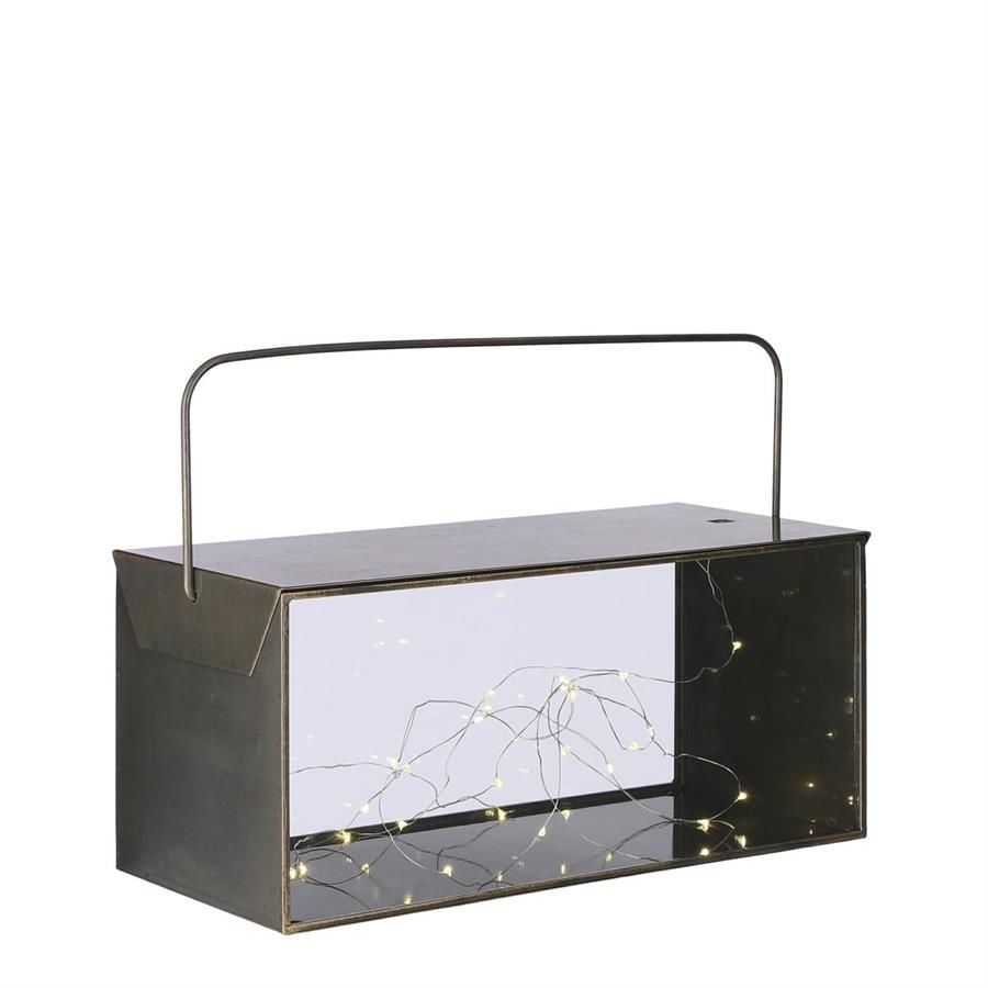 ASTON LANTERNA ORO 30LED A BATTERIA - L41,5XW18XH21,5C