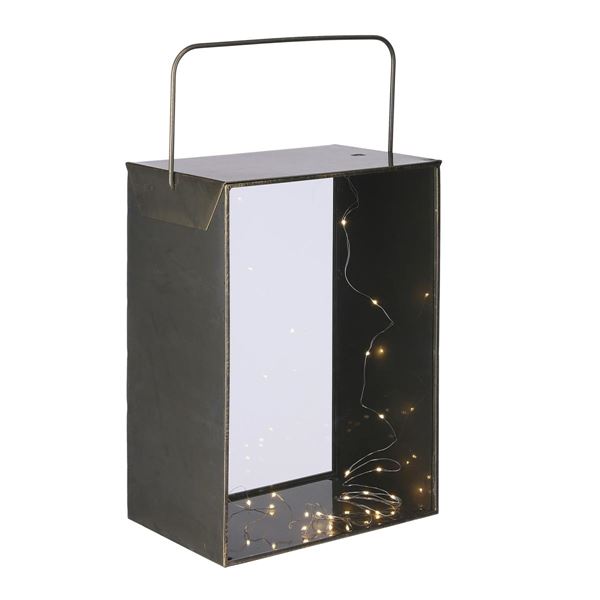 ASTON LANTERN GOLD 30LED BATTERY OPERATED - L28,5XW18XH40,5C-en