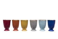 BICCHIERE ACQUA MEDITERRANEO 6 COLORI ASSORTITI