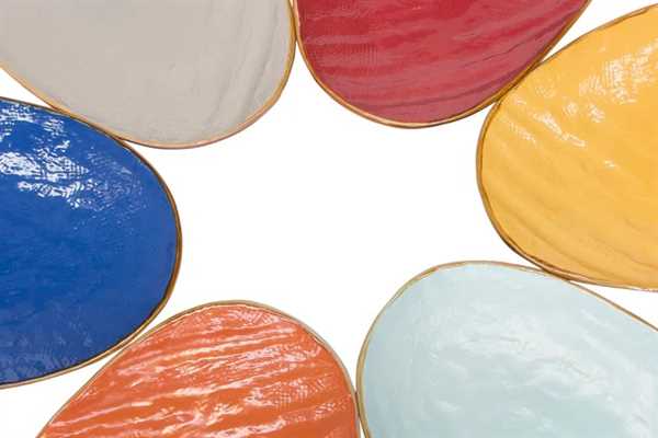 VASSOIO OVALE MEDITERRANEO COLORI ASSORTITI