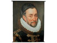 WALL PLAQUE PORTRAIT VELVET BROWN 140X170CM-en