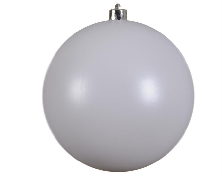 SFERA PLASTICA DIAM. 20CM. WINTER WHITE