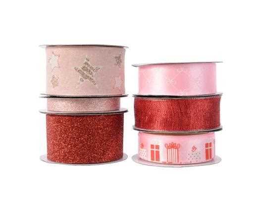 RIBBON POLYESTER L300-W2.50-H0.01CM ASSORTED