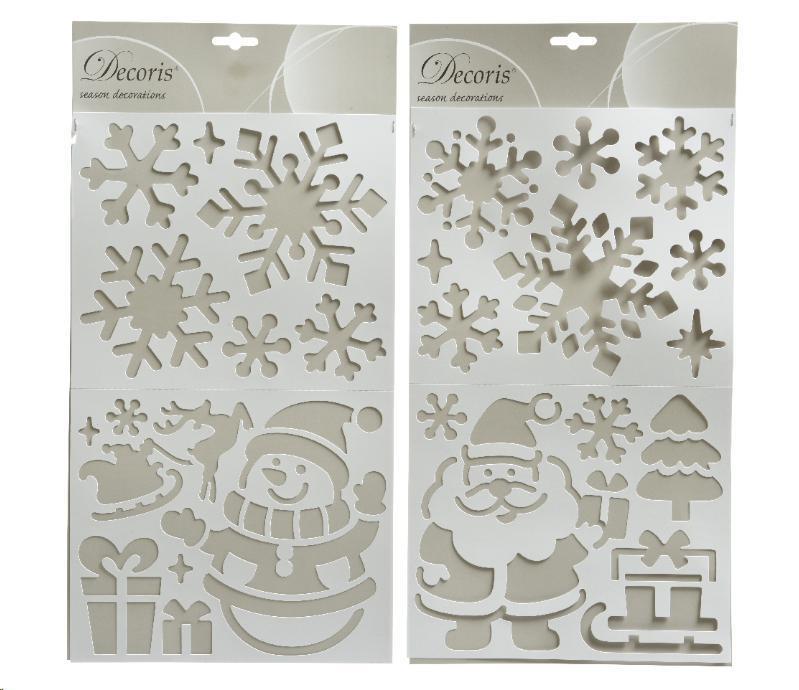 STENCILS IN PLASTICA NATALIZI L47.50-W24.50-H0.01CM ASS