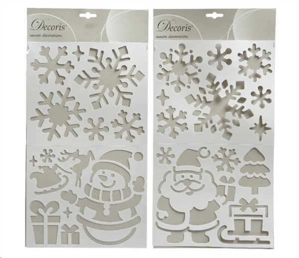 STENCILS IN PLASTICA NATALIZI L47.50-W24.50-H0.01CM ASS