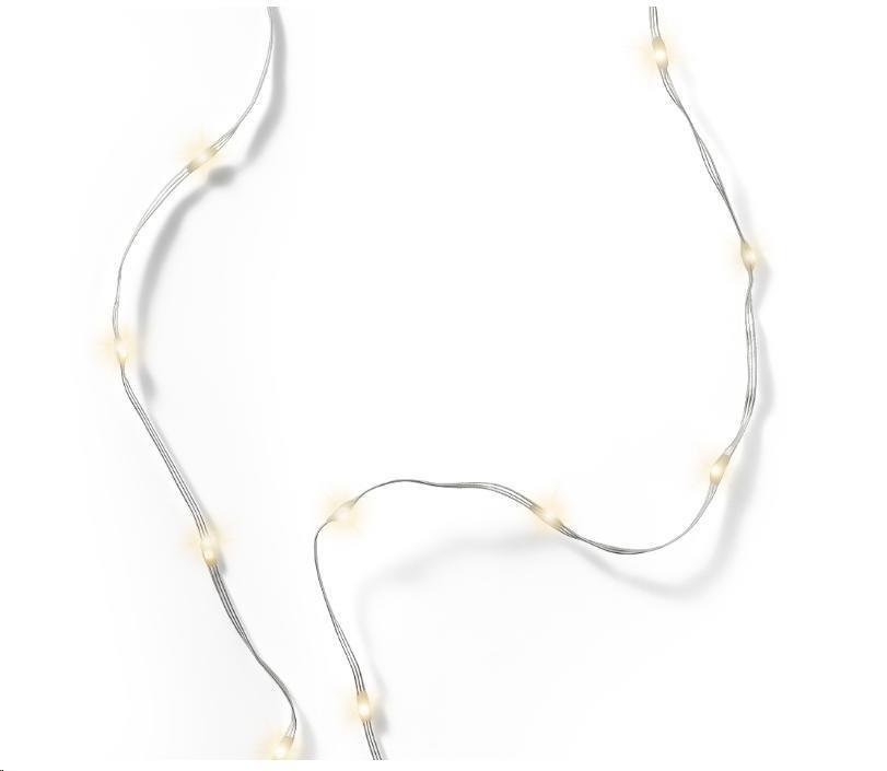 MICROLED FLESSIBILE 180LED LUCE CALDA MT.13,5 FILO TRASP.