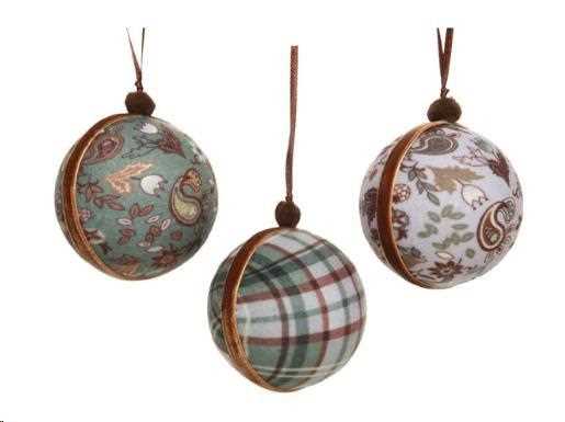 PALLINA NATALE PLASTICA DIA8CM 3ASS. VIOLA/VERDE