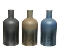 RECYCLED VASE DROP FIN 3CLAS DM9X13.5CM