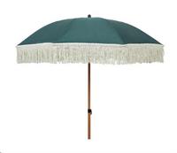 PARASOL POLYESTER OUTDOOR DIA200X210CM GREEN