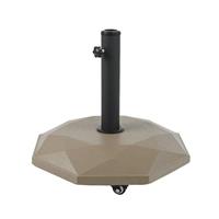 PARASOL BASE CONCRETE OUTDOOR 25KG TAUPE DIA48.00-H33.50CM