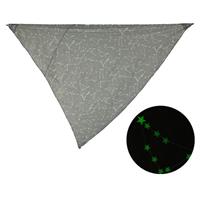 VELA OMBRA TRIANGOLARE COSTELLAZIONI FOSFORESCENTI MT.3X3X3