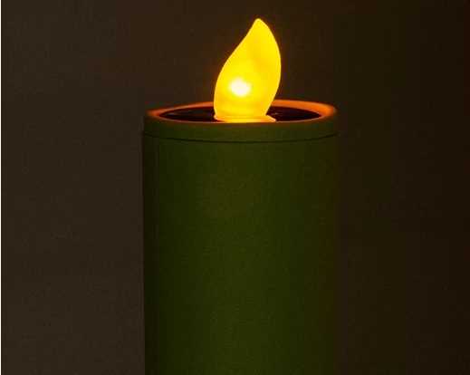 LUCE DA GIARDINO ENERGIA SOLARE CM.H90 4COL.ASS. EFF.FIAMMA